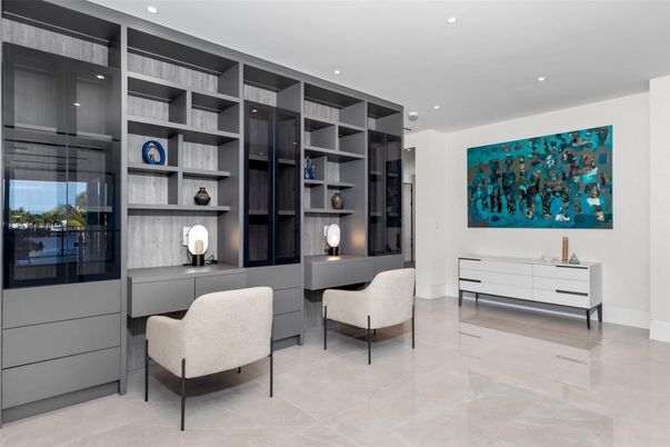Home Office, Interior, Recessed Lighting