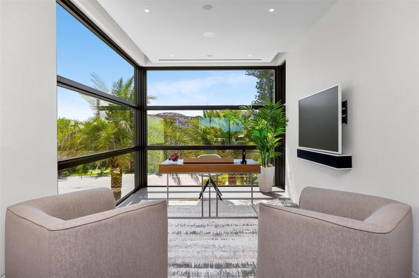 Home Office, Interior, Recessed Lighting
