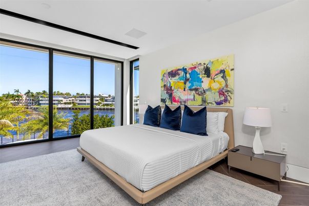 Bedroom, Interior, Water, Wood Texture Flooring