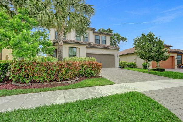 Attached, Backyard, Exterior, Facade, Mediterranean