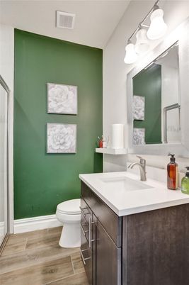 Bathroom, Interior, Wood Texture Flooring