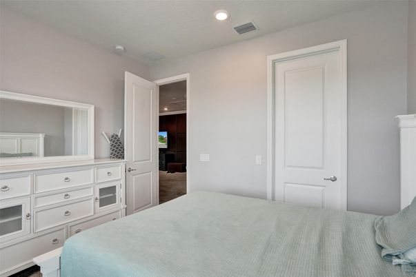 Bedroom, Interior, Recessed Lighting