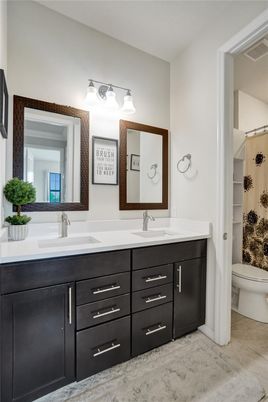 Bathroom, Dual Sink Vanities, Interior, Marble