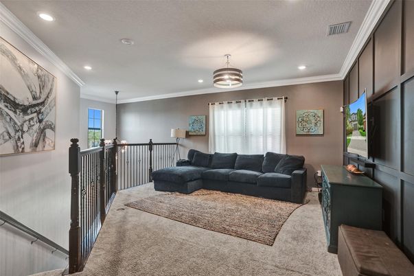 Interior, Living room, Recessed Lighting