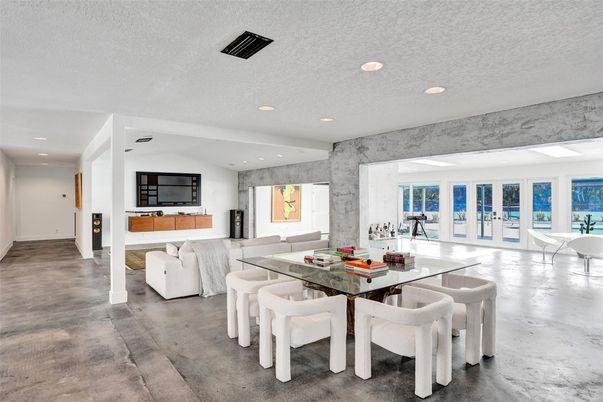Dining room, Interior, Living room, Recessed Lighting