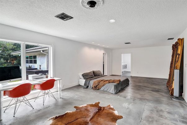 Bedroom, Home Office, Interior, Recessed Lighting