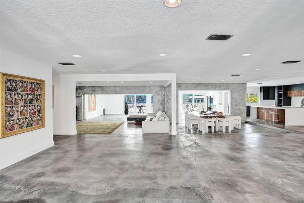 Interior, Kitchen, Living room, Recessed Lighting