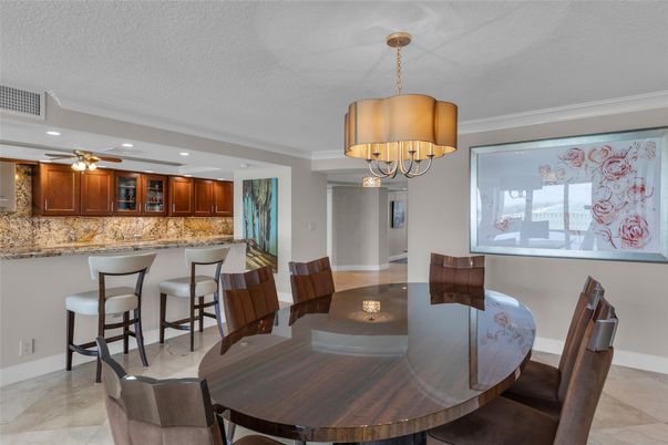 Chandelier, Dining room, Interior, Recessed Lighting