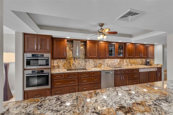 Interior, Kitchen, Recessed Lighting, Stainless Steel Appliances