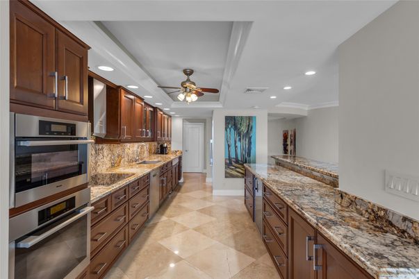 Interior, Kitchen, Recessed Lighting, Stainless Steel Appliances