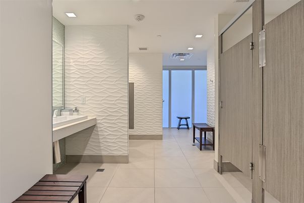 Bathroom, Interior, Recessed Lighting