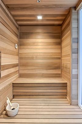 Interior, Recessed Lighting, Sauna Room