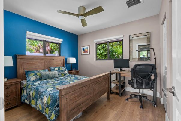 Bedroom, Home Office, Interior, Wood Texture Flooring