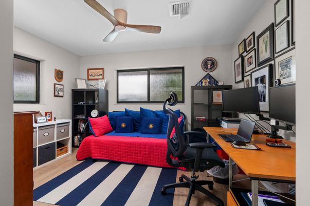 Home Office, Interior, Wood Texture Flooring