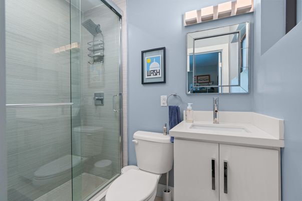 Bathroom, Glass Shower, Interior