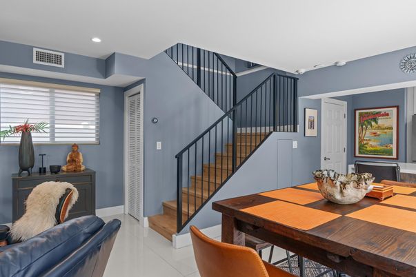 Dining room, Interior, Recessed Lighting