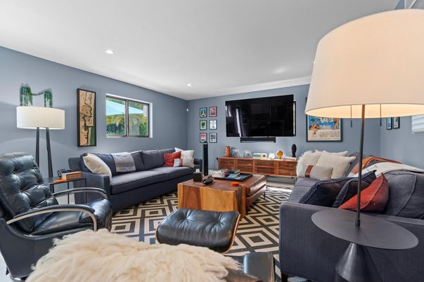 Interior, Living room, Recessed Lighting