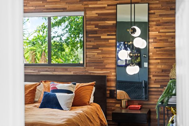 Interior, Pendant Lights, Wooden Walls
