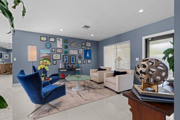 Interior, Living room, Recessed Lighting