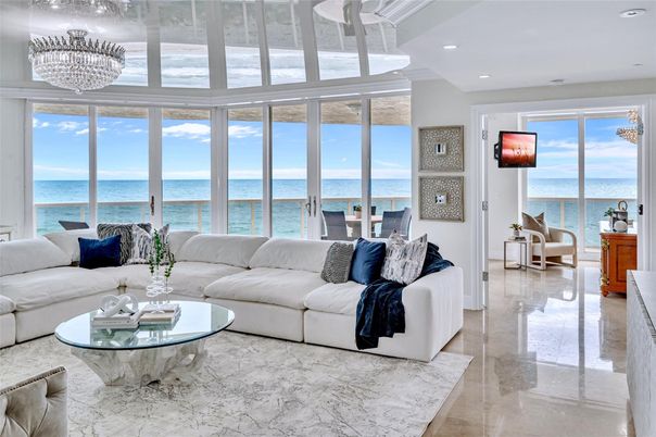 Chandelier, Interior, Living room, Marble, Recessed Lighting, Water