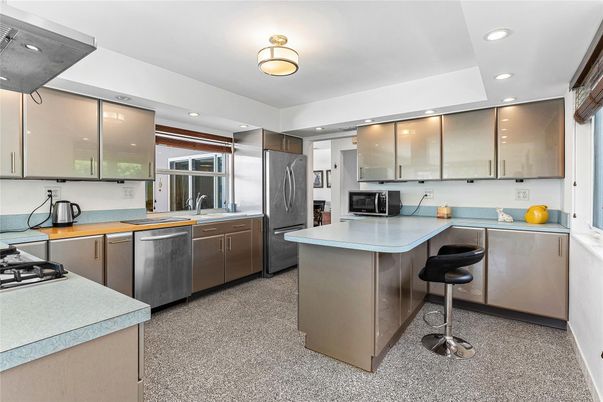 Interior, Kitchen, Recessed Lighting, Stainless Steel Appliances