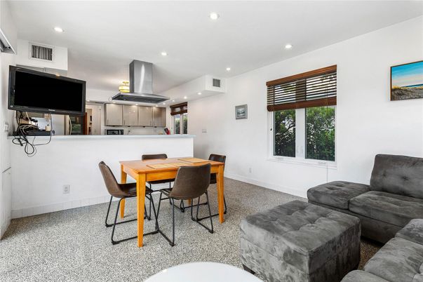 Dining room, Interior, Kitchen, Living room, Recessed Lighting, Stainless Steel Appliances