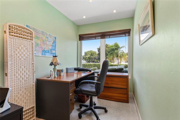 Home Office, Interior, Recessed Lighting