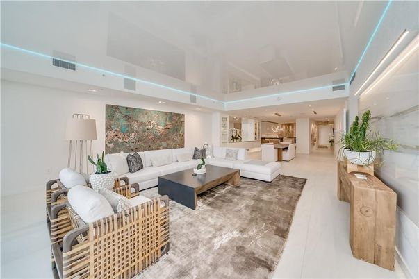 Interior, Kitchen, Living room, Recessed Lighting