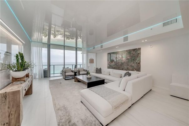 Interior, Living room, Recessed Lighting