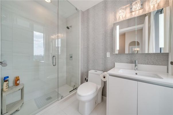 Bathroom, Glass Shower, Interior