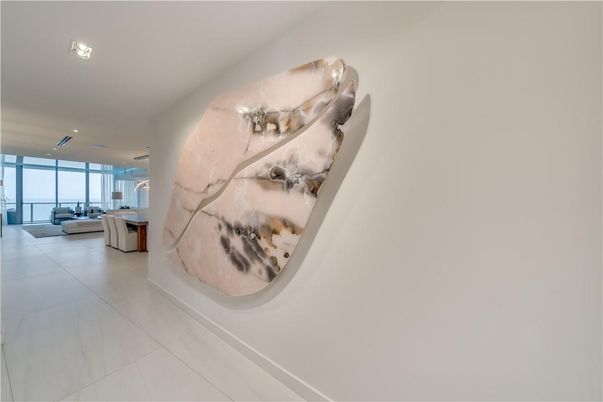 Interior, Marble Walls, Recessed Lighting