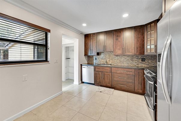 Interior, Kitchen, Recessed Lighting, Stainless Steel Appliances