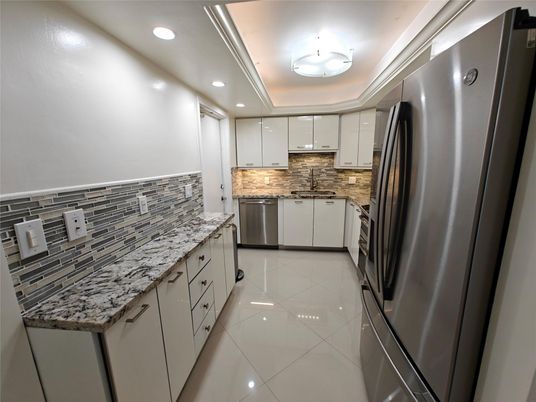 Interior, Kitchen, Recessed Lighting, Stainless Steel Appliances