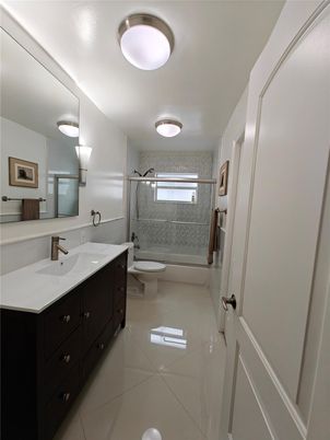 Bathroom, Dual Sink Vanities, Glass Shower, Interior