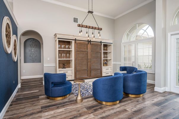 Interior, Pendant Lights, Wood Texture Flooring