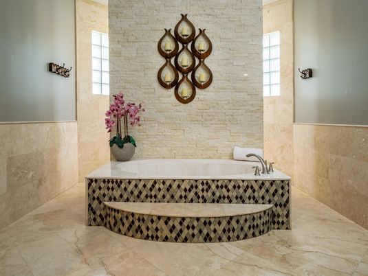 Bathroom, Interior, Stone Walls