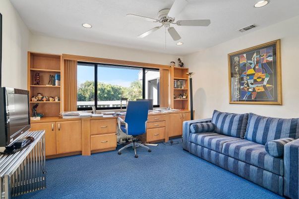 Home Office, Interior, Recessed Lighting