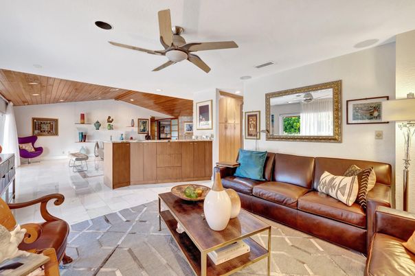Interior, Living room, Recessed Lighting, Wooden Ceilings