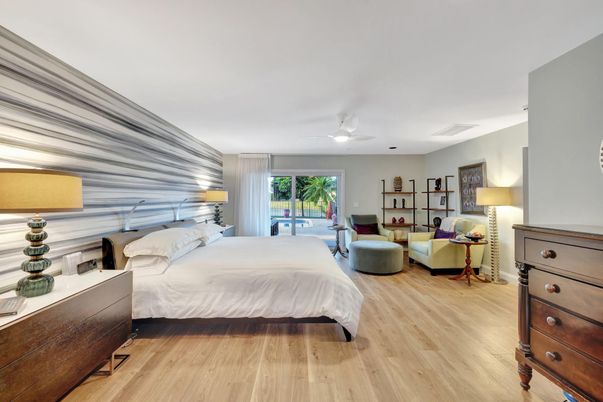 Bedroom, Interior, Wood Texture Flooring