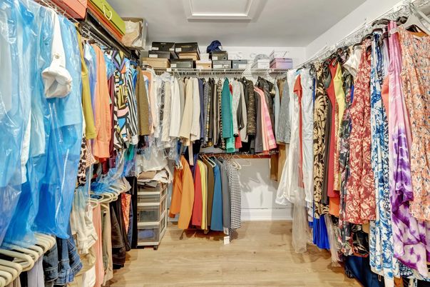 Interior, Walk-in Closets, Wood Texture Flooring