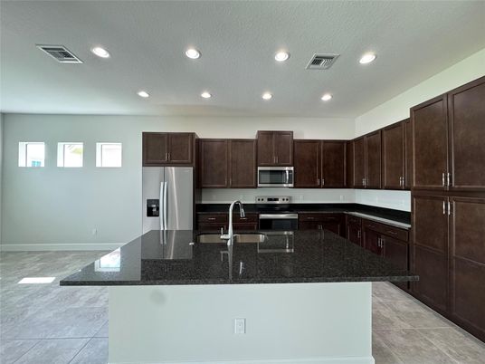 Interior, Kitchen, Recessed Lighting, Stainless Steel Appliances