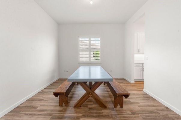 Dining room, Interior, Wood Texture Flooring