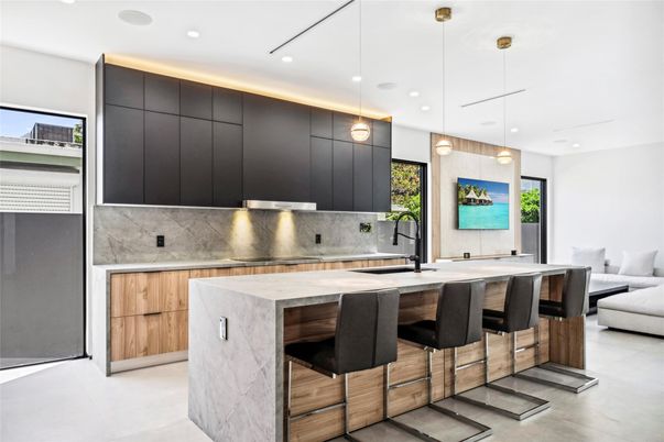 Interior, Kitchen, Pendant Lights, Recessed Lighting