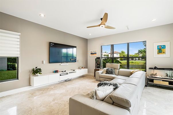 Interior, Living room, Recessed Lighting