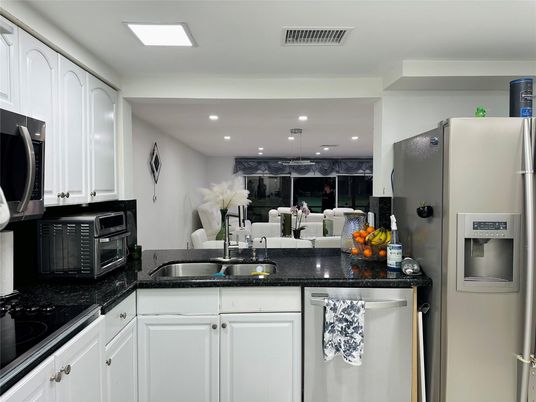 Interior, Kitchen, Recessed Lighting, Stainless Steel Appliances