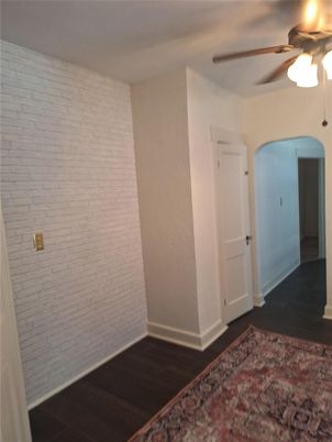 Empty room, Interior, Stone Walls, Wood Texture Flooring