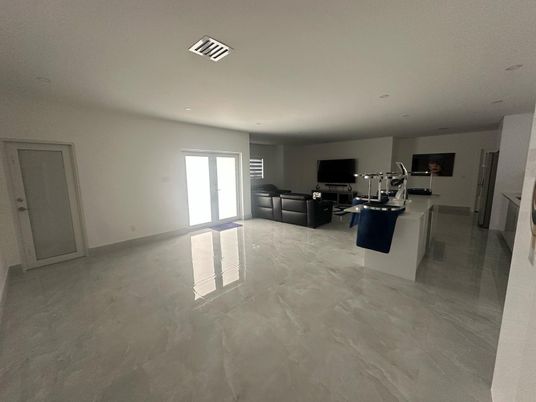 Interior, Living room, Recessed Lighting