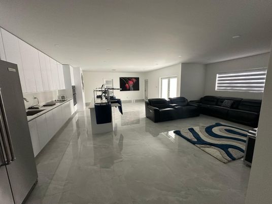 Interior, Kitchen, Living room, Recessed Lighting