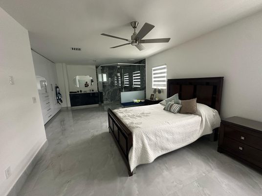 Bedroom, Interior, Marble