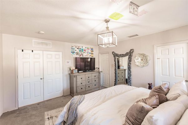 Bedroom, Interior, Pendant Lights